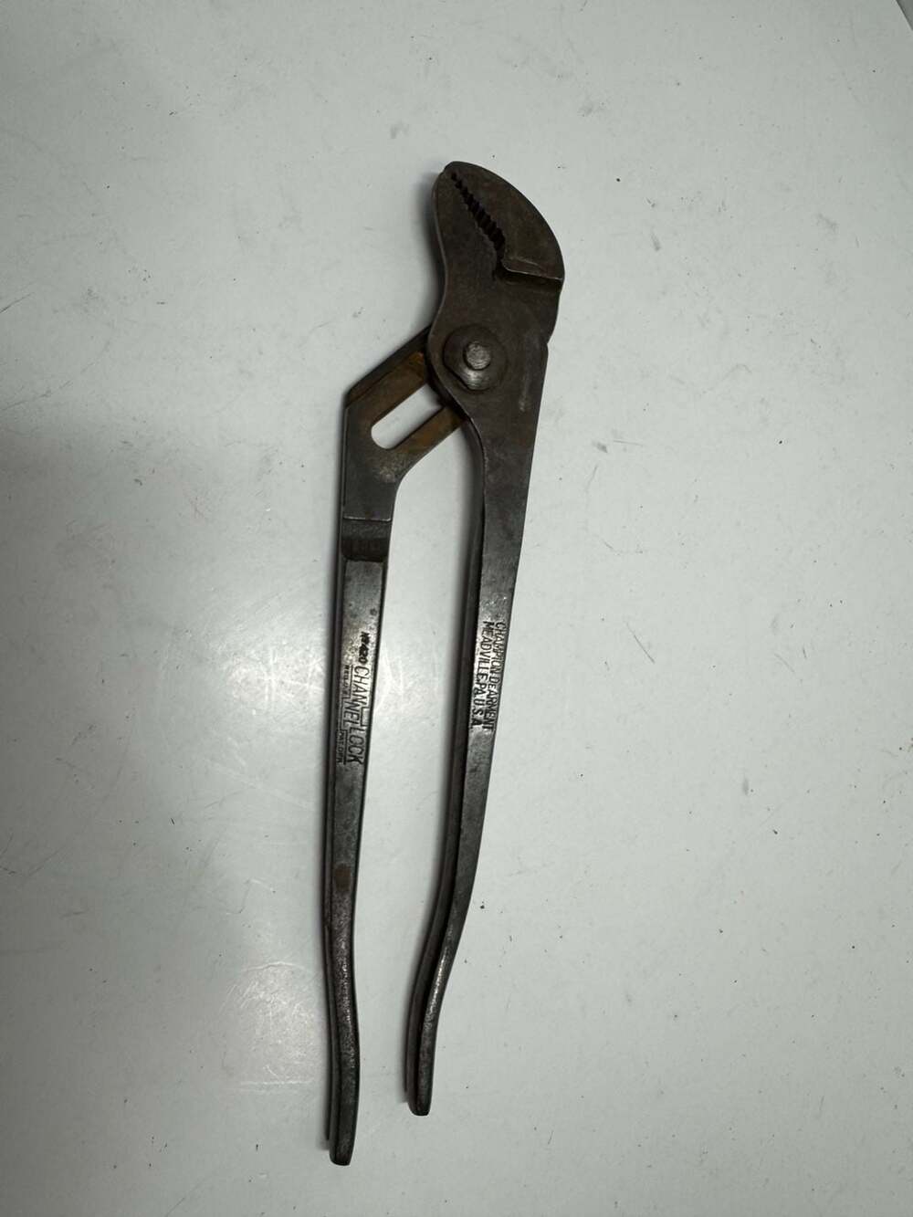 Vintage Channellock No 420 Slip Joint Tongue & Groove Pliers 9.5"